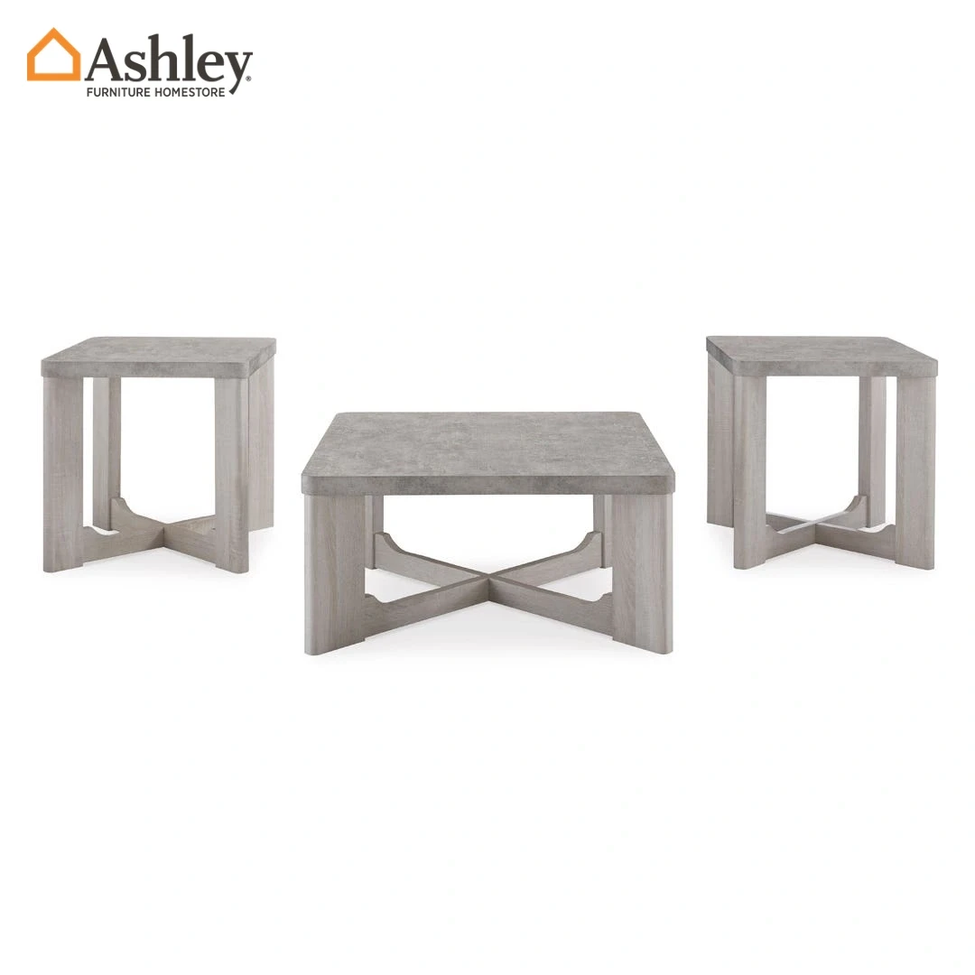 GARNILLY COFFEE TABLE SET 3 PCS MADE FROM ENGINEERED WOOD
