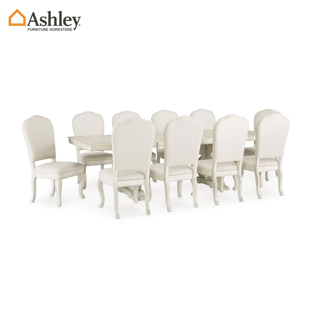 ARLENDYNE DINING TABLE SET 10 CHAIRS MADE FROM ENGINEERED WOOD