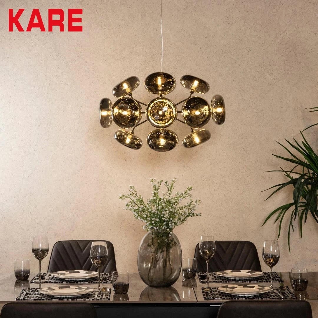 INFINITE HANGING LAMP MADE FROM METAL,GLASS