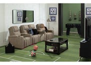 LIAM THEATER POWER RECLINERS SET OF 4 + 2 CONSOLE
