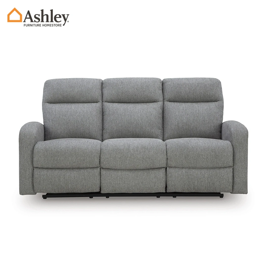 MOREAU PLACE SOFA RECLINER 3 SEATER GREY