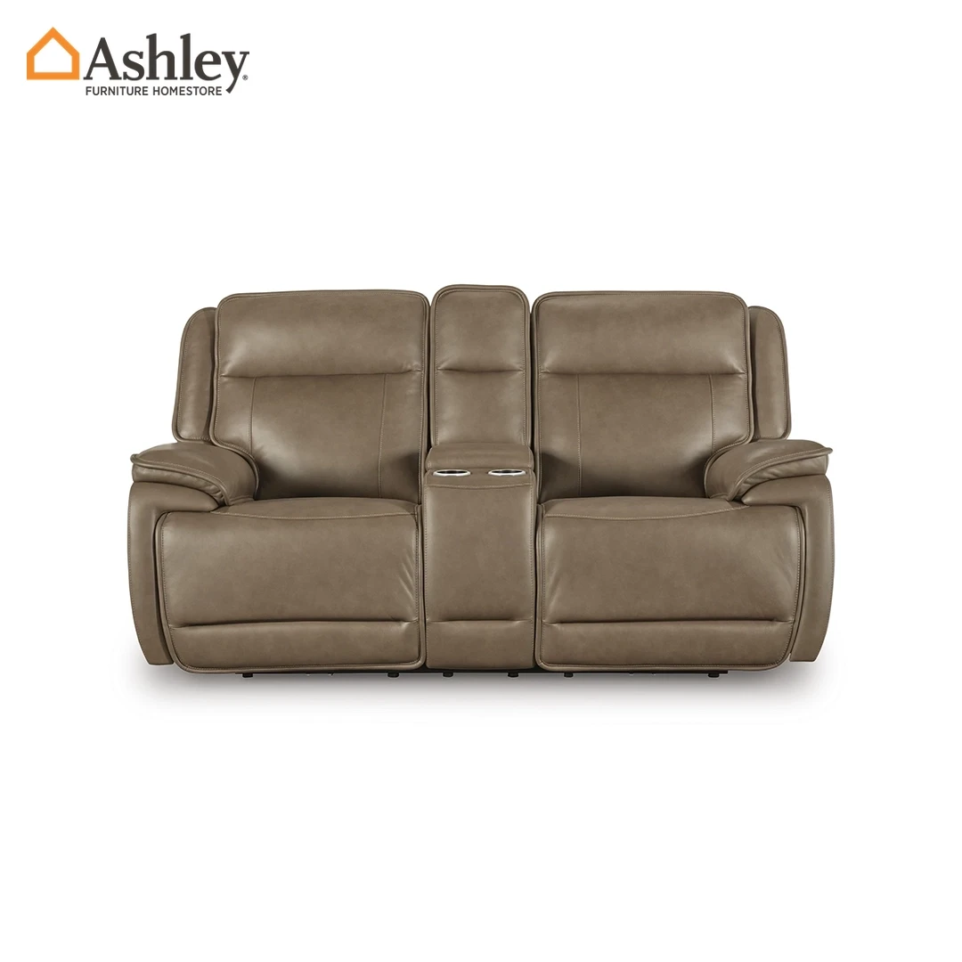 MALCESINE LOVESEAT POWER RECLINER - DARK BEIGE