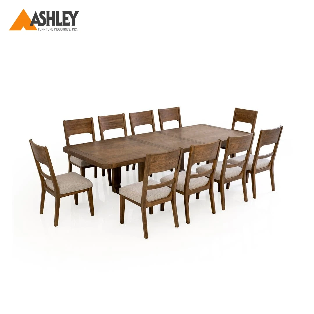 CABALYNN DINING TABLE SET 10 CHAIRS MADE FROM ENGINEERED WOOD