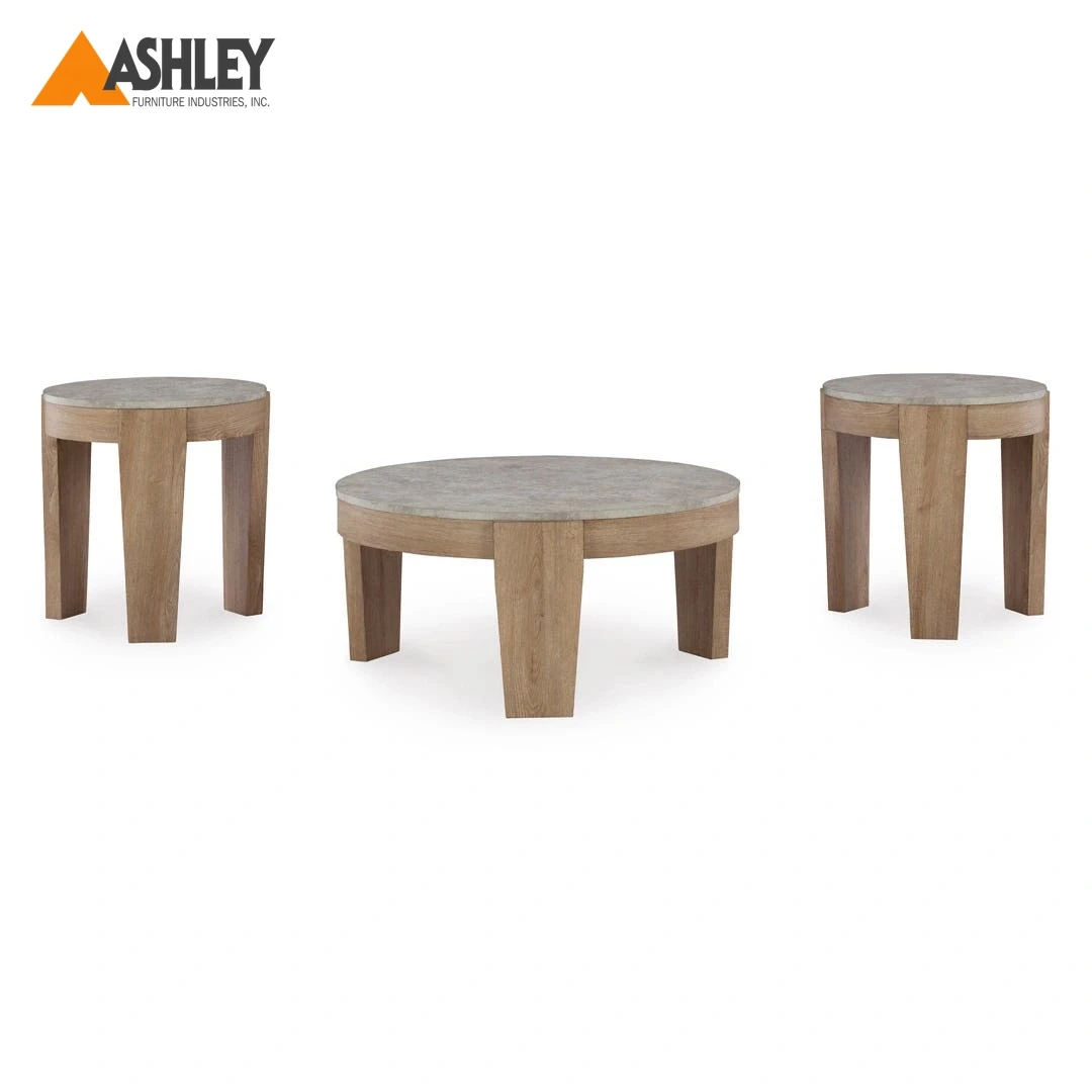 GUYSTONE COFFEE TABLE SET 3 PCS MADE FROM ENGINEERED WOOD