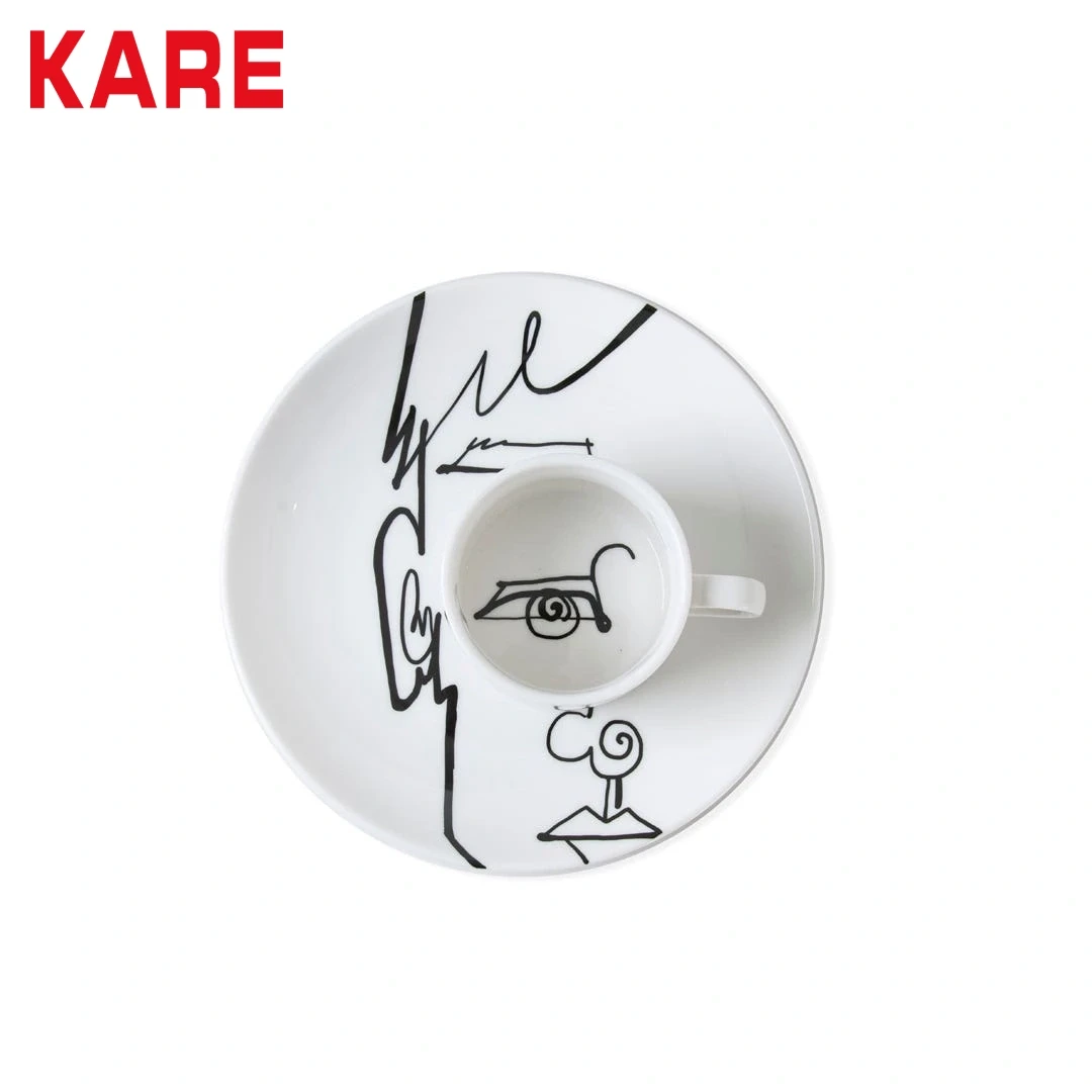 SCASTER CUP + PLATE MADE FROM CERAMIC