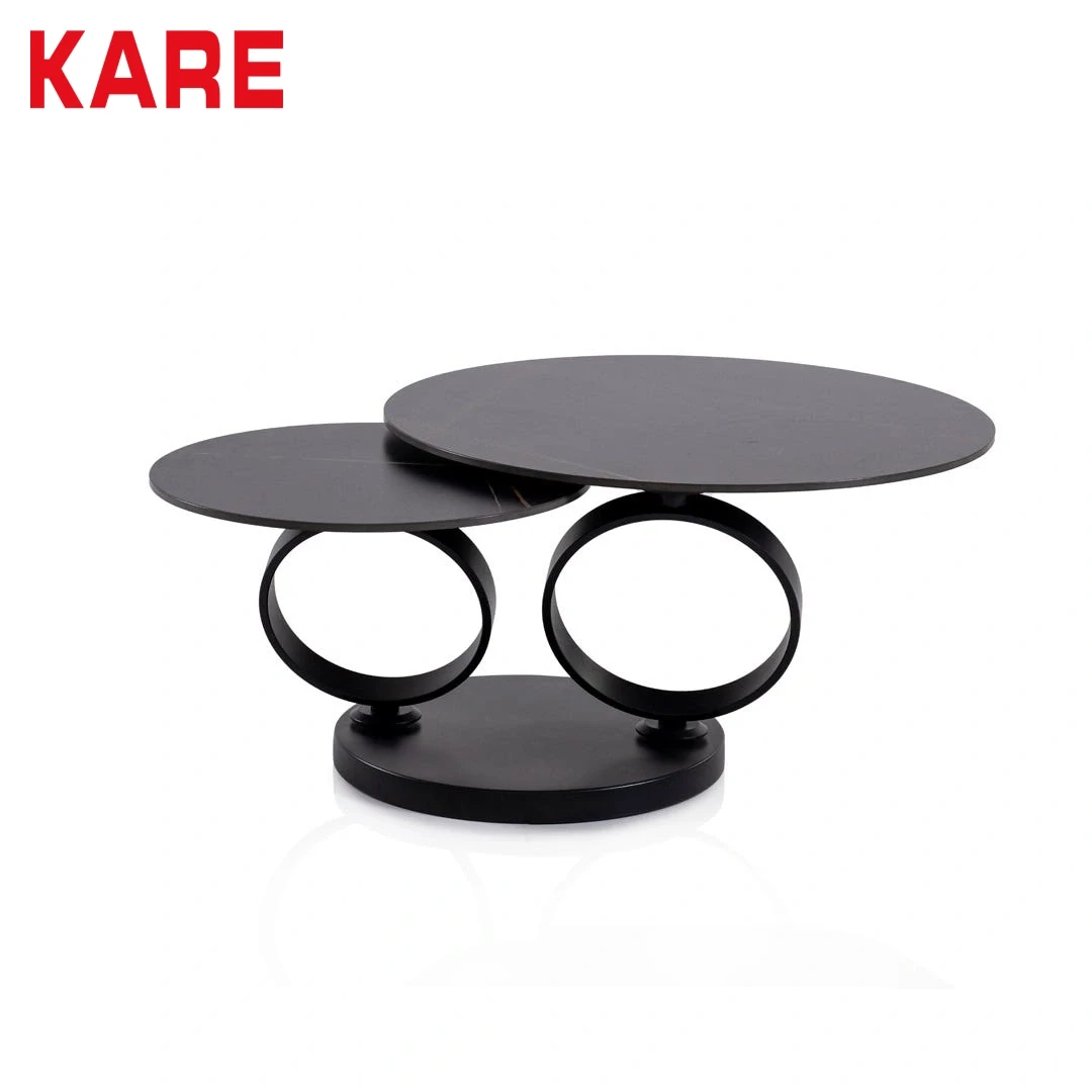 CARALITA CENTER TABLE BLACK MADE FROM METAL,CERAMIC
