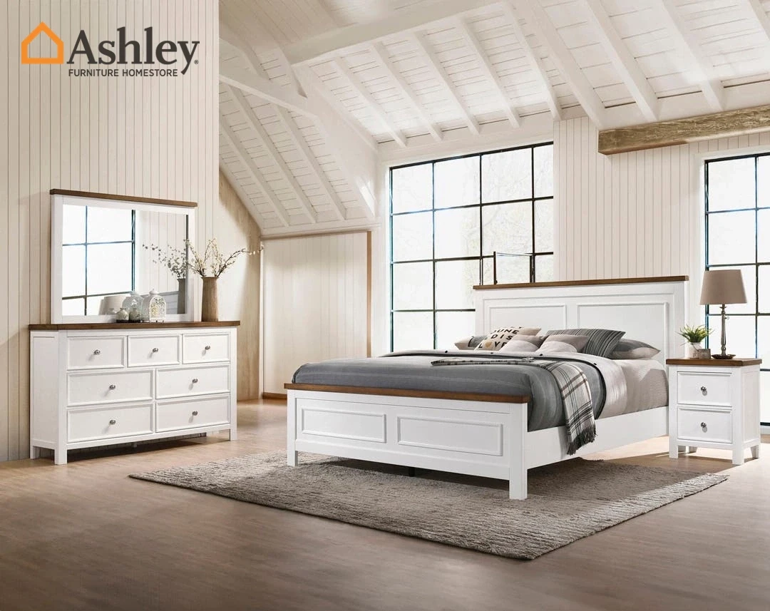 WESTCONI BEDROOM SET KING SIZE (193*203 CM) MADE FROM ENGINEERED WOOD