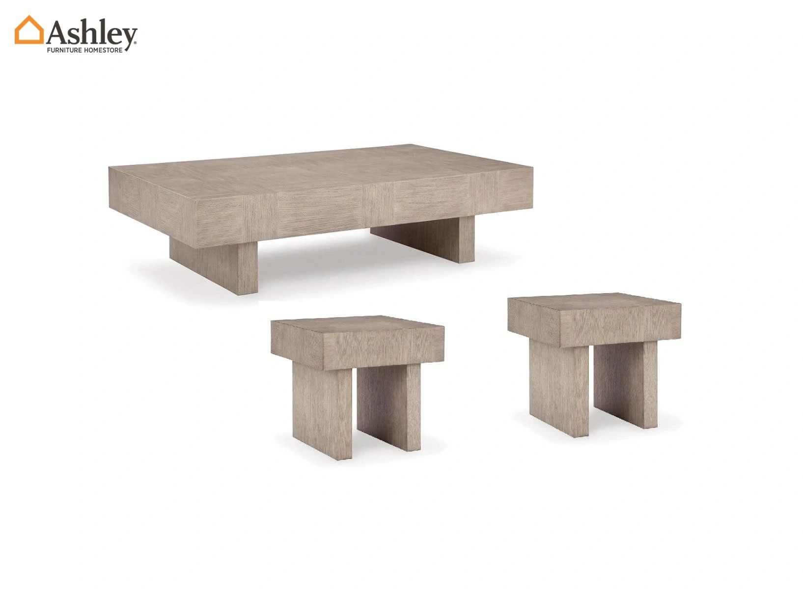 JORLAINA COFFEE TABLE SET OF 3 PCS MADE FROM ENGINEERED WOOD