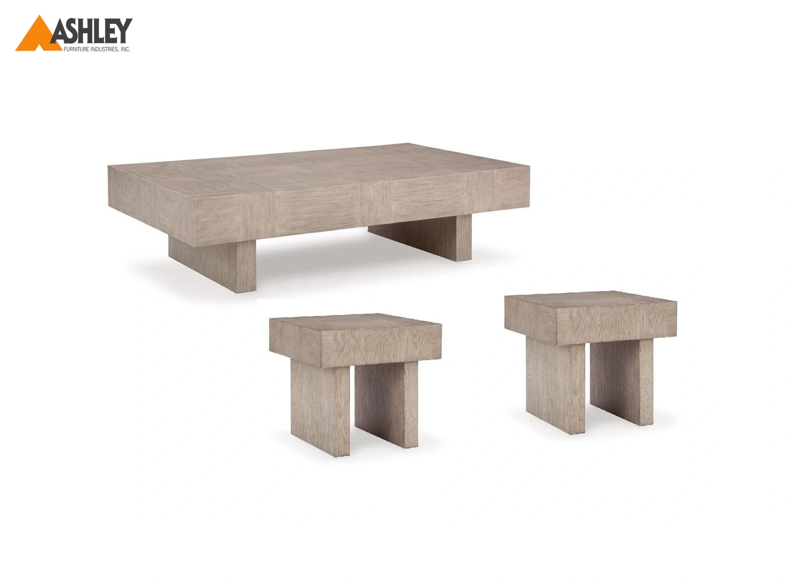 JORLAINA COFFEE TABLE SET OF 3 PCS MADE FROM ENGINEERED WOOD