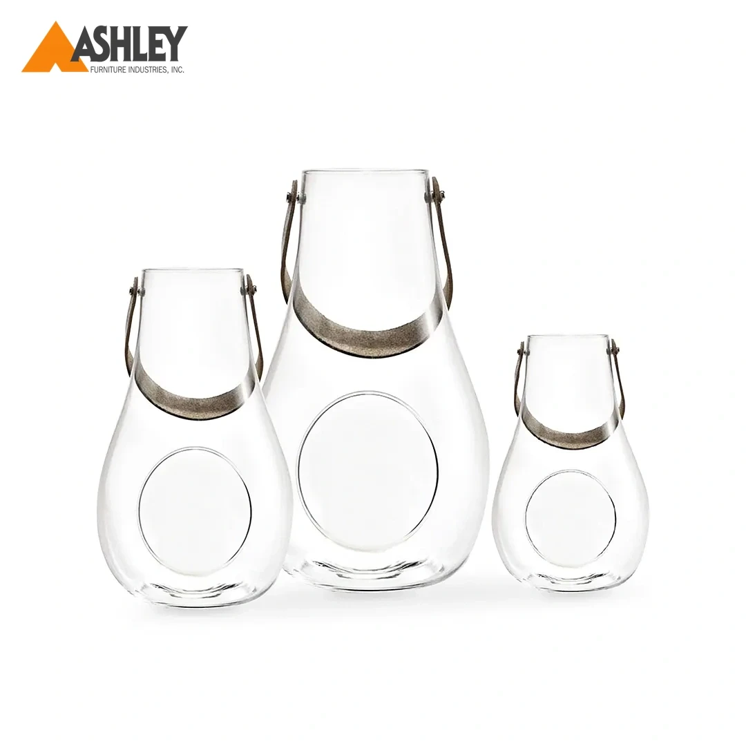 TERRYL CANDLE HOLDER SET OF 3 PCS MADE FROM GLASS