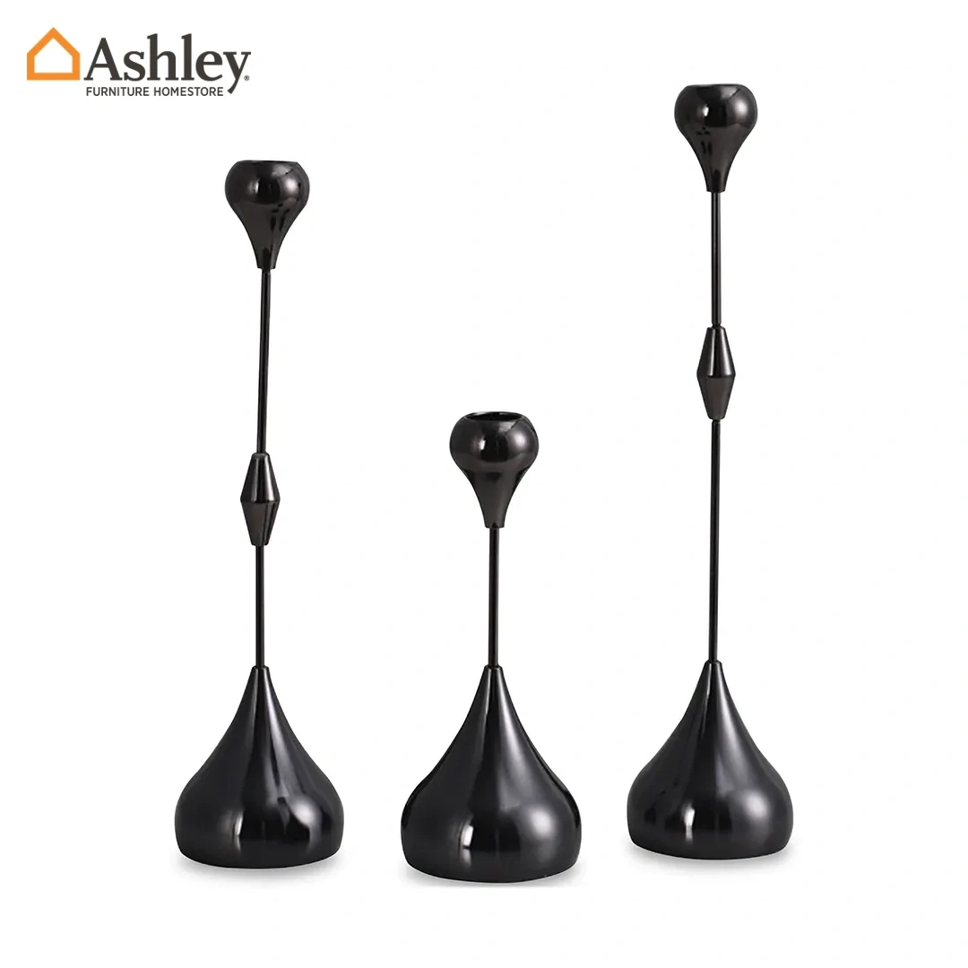 PERKINY CANDLE HOLDER SET OF 3 PCS MADE FROM METAL