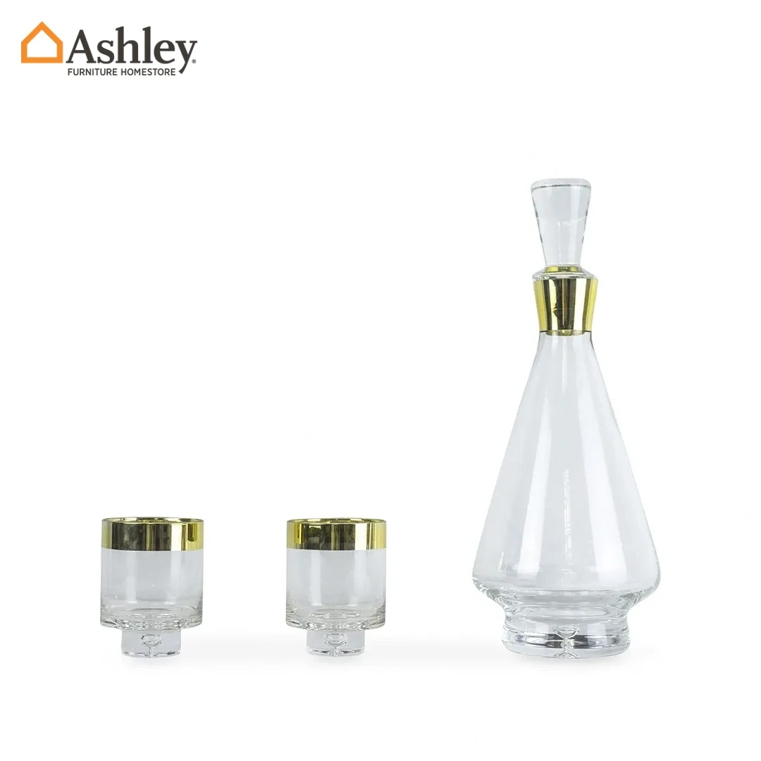 LEELLISAA DRINKING GLASS SET OF 3 PCS MADE FROM GLASS