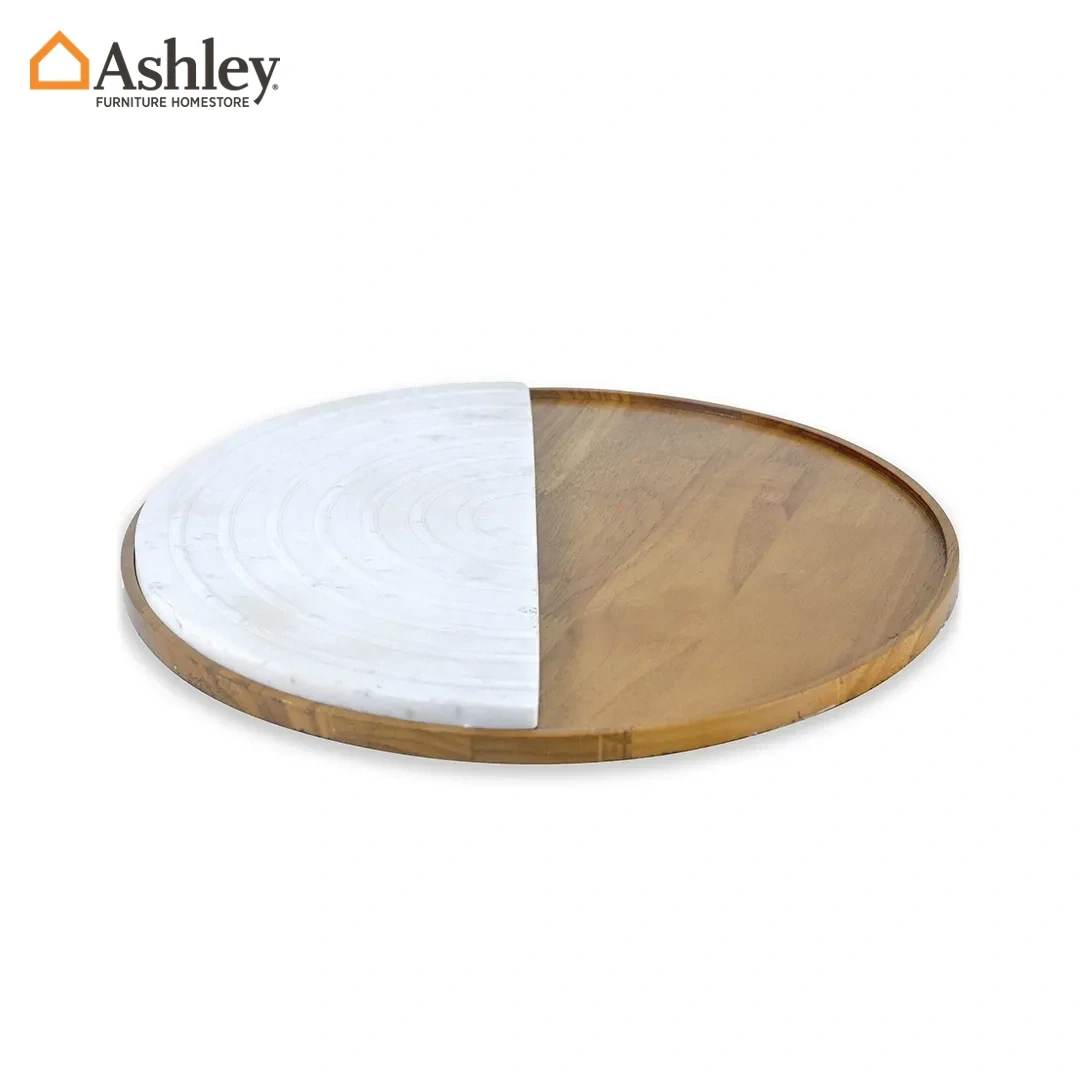 DIRRINAA SERVING PLATE MADE FROM WOOD,STONE