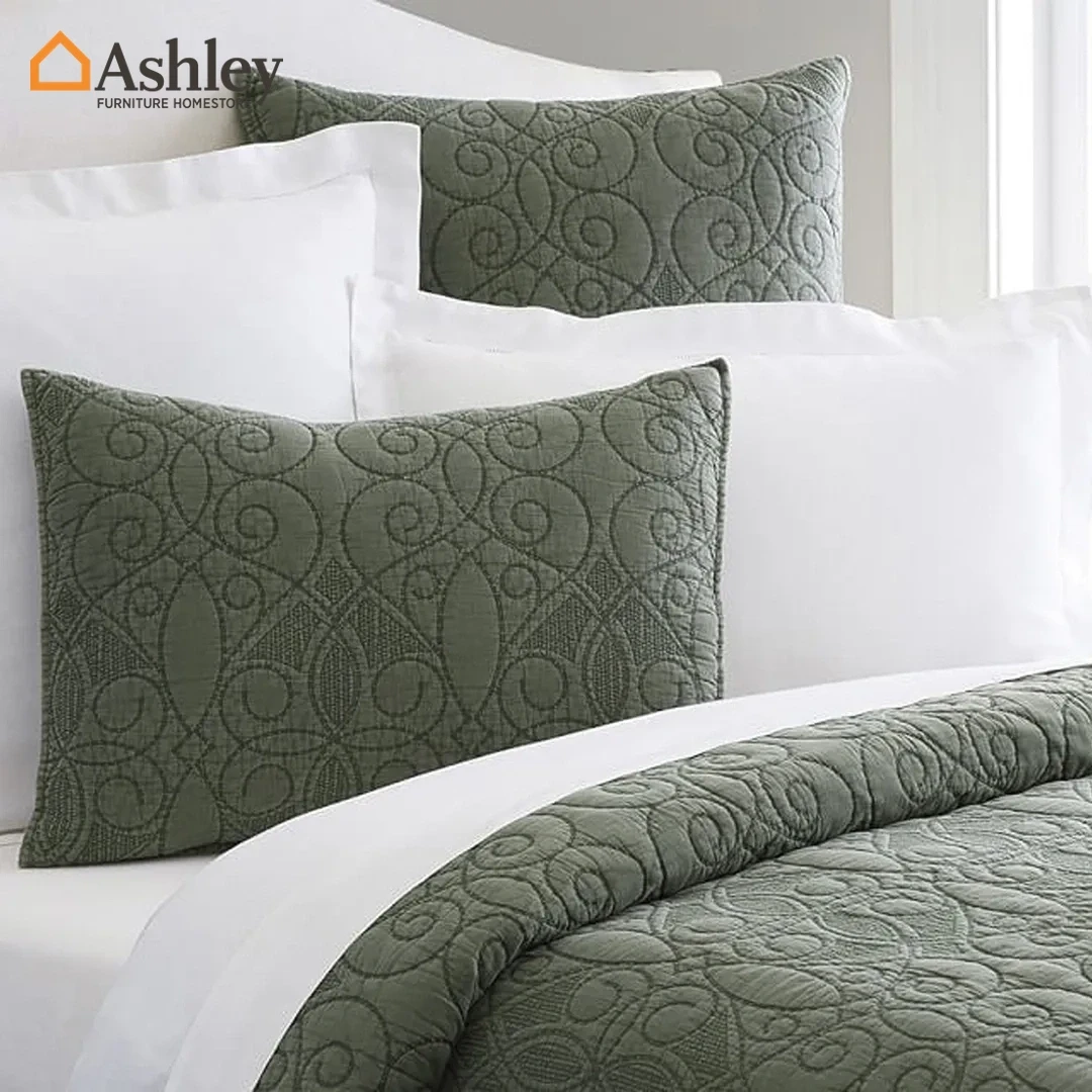 AVERE BEDDING KING SIZE 3 PCS MADE FROM FABRIC