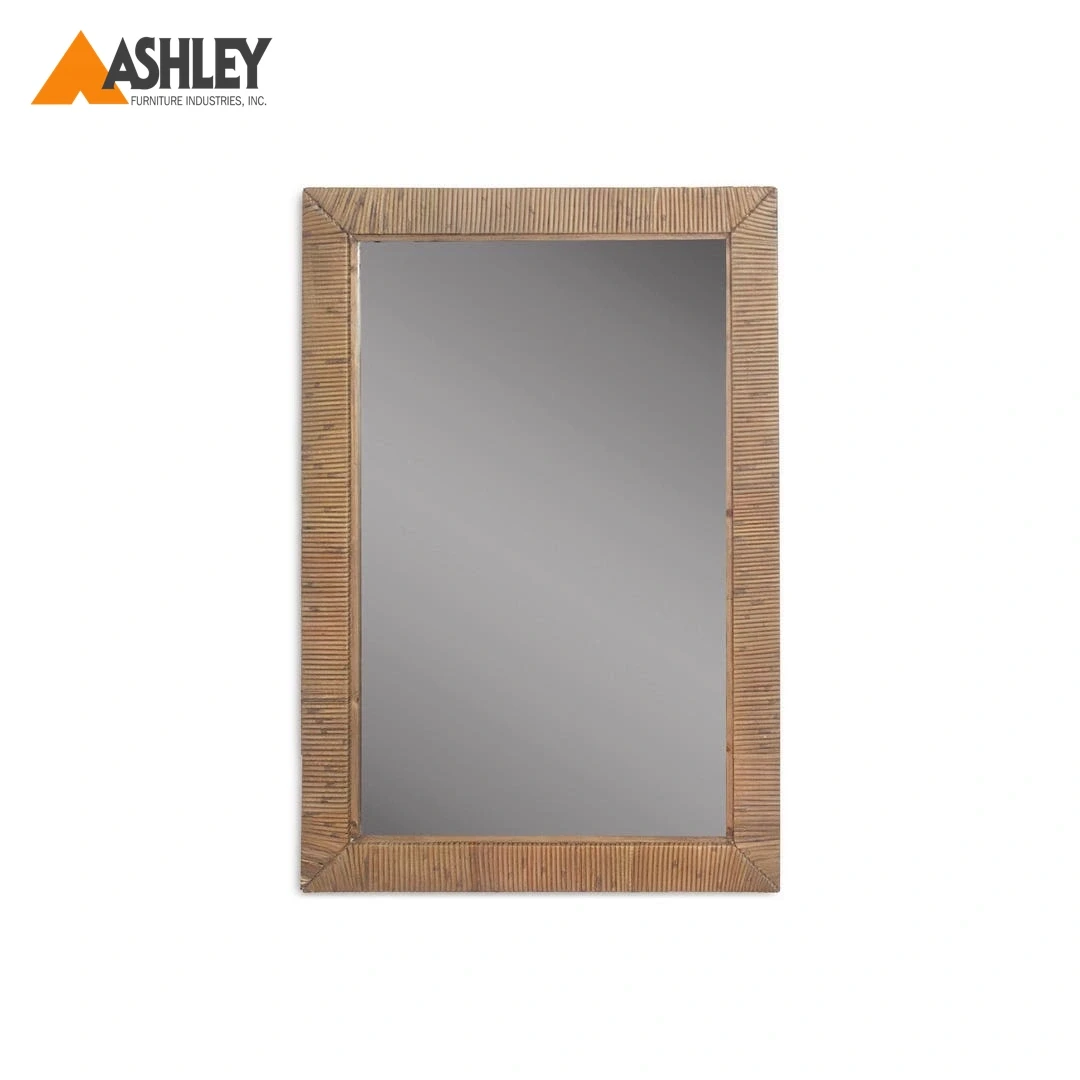 ABONY MIRROR MADE FROM ENGINEERED WOOD,RATTAN