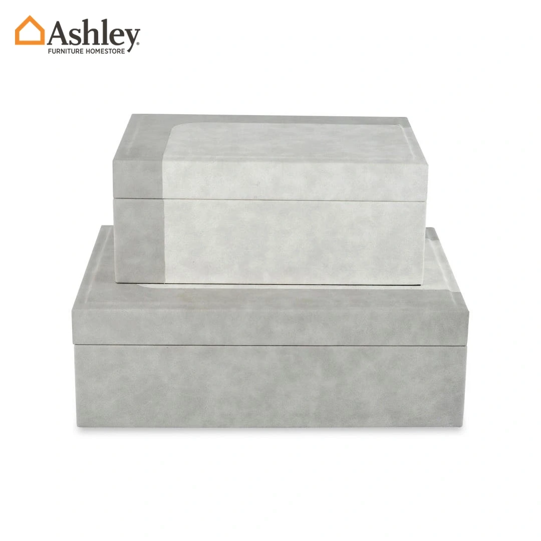 DATTER JEWELLERY BOX SET OF 2 PCS MADE FROM ENGINEERED WOOD