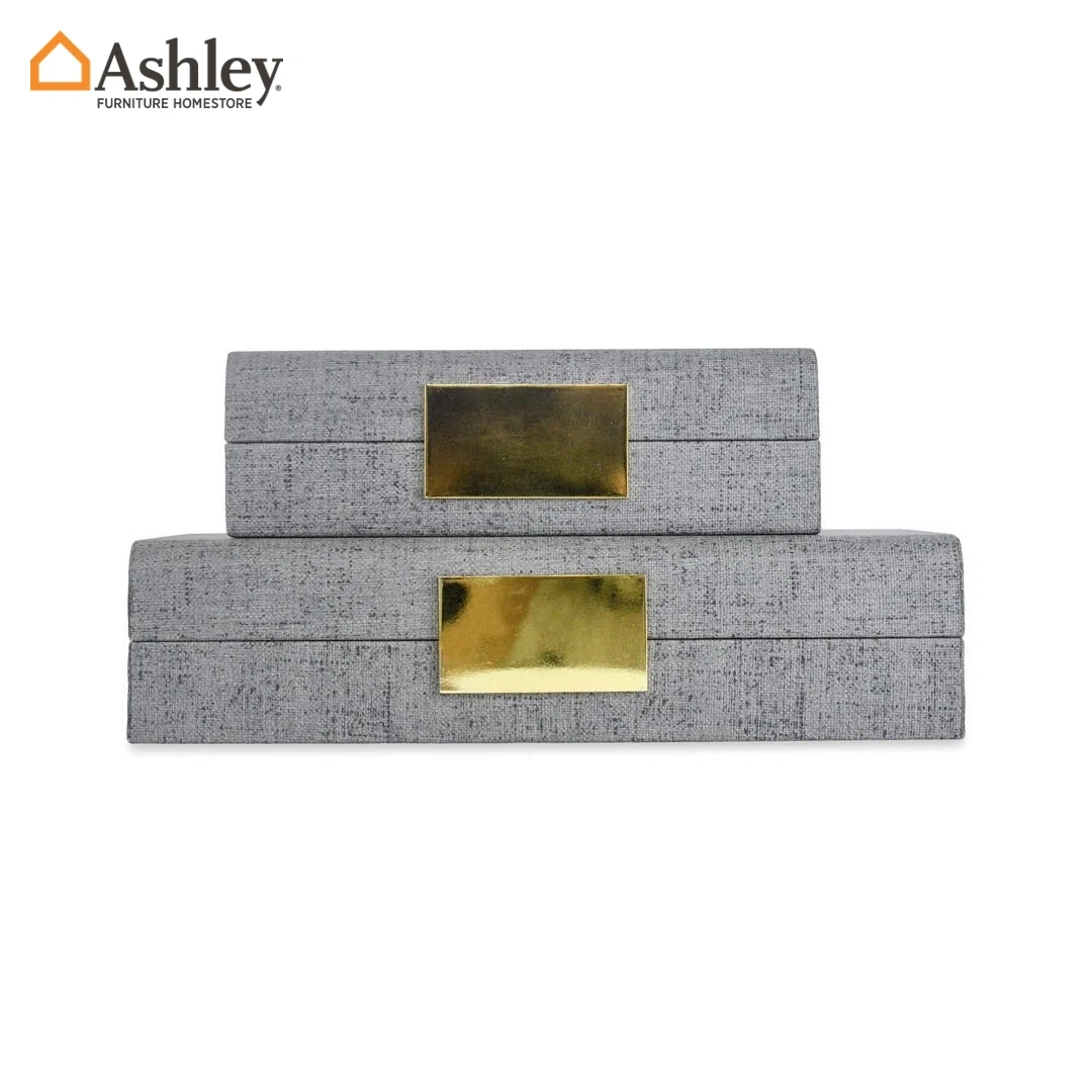 AUFRICA JEWELLERY BOX SET OF 2 PCS MADE FROM ENGINEERED WOOD