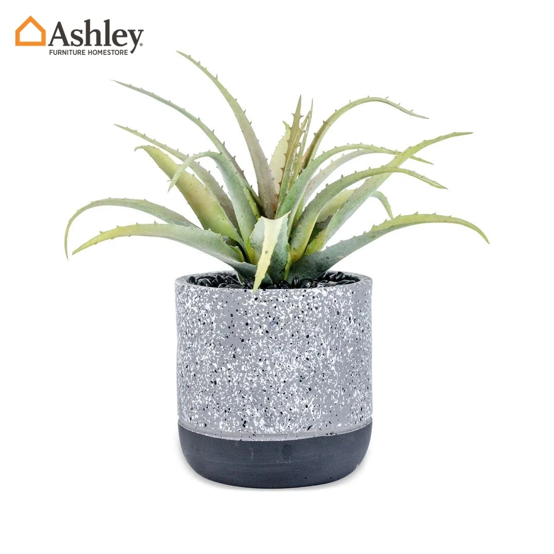 FABIOLA ARTIFICIAL PLANT WITH POT 29CM MADE FROM STONE,POLYSTYRENE
