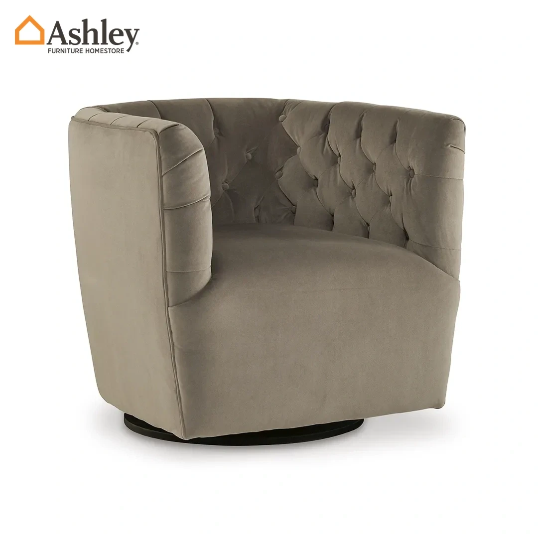 HAYESLER SWIVEL CHAIR MADE FROM FABRIC