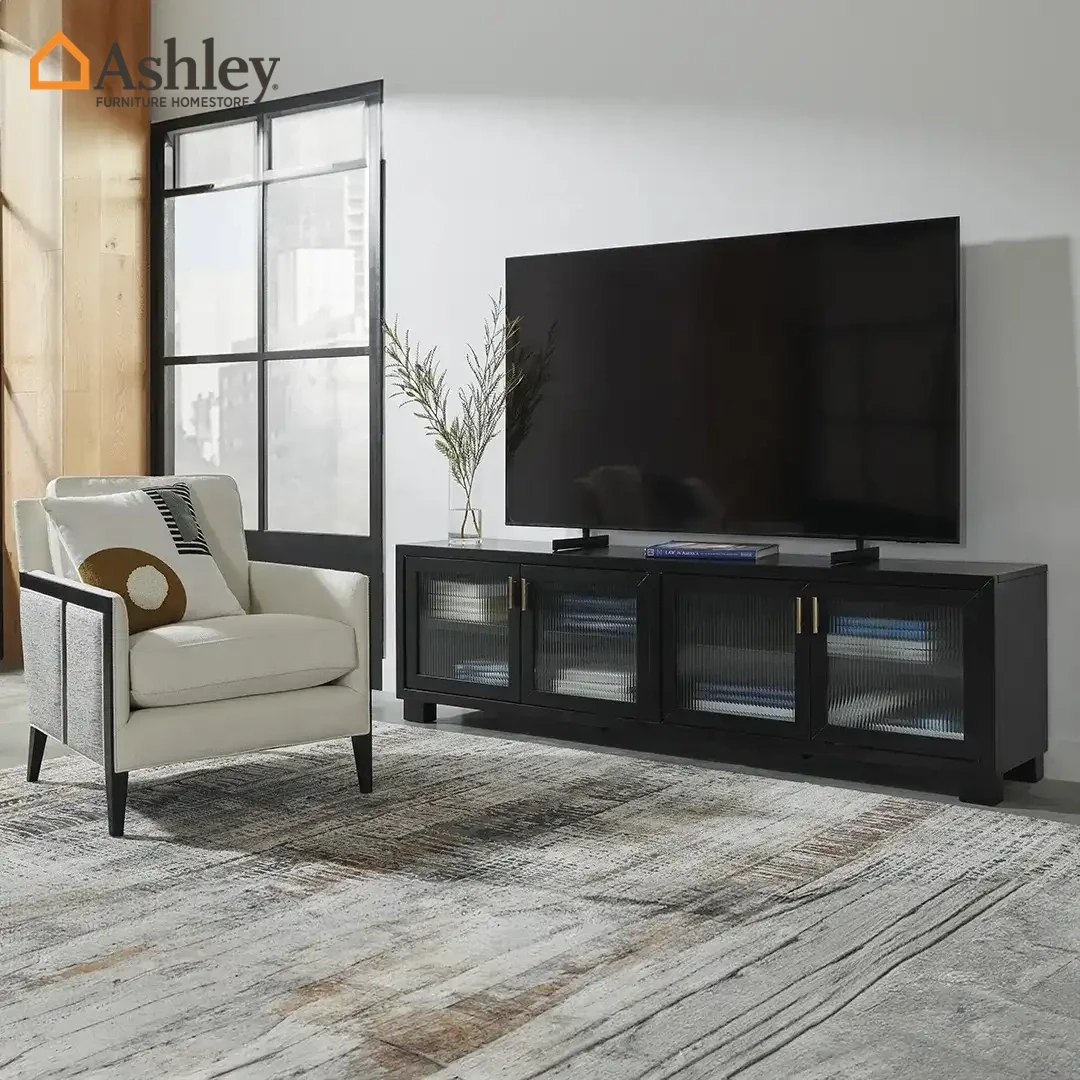 WINBARDI TV STAND MADE FROM ENGINEERED WOOD