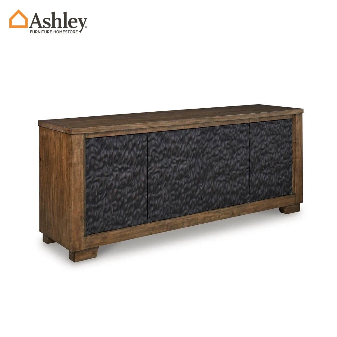 ROSSWAIN TV STAND MADE FROM ENGINEERED WOOD