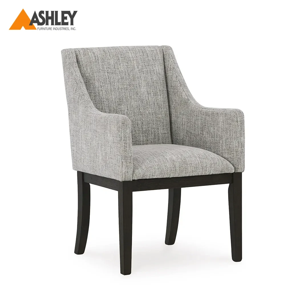 BURKHAUS DINING ARM CHAIR MADE FROM FABRIC