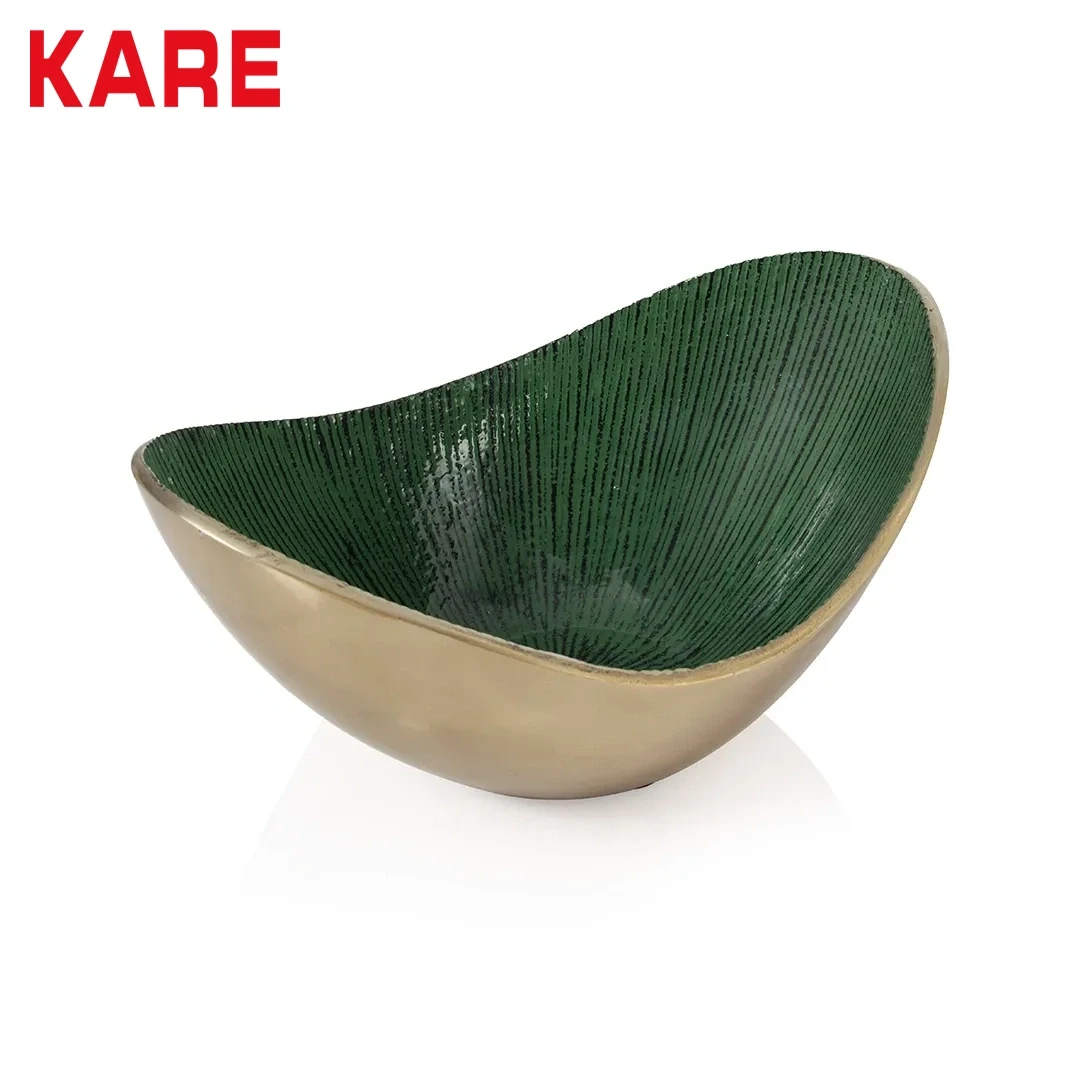 VODEV SERVING BOWL GREEN MADE FROM METAL