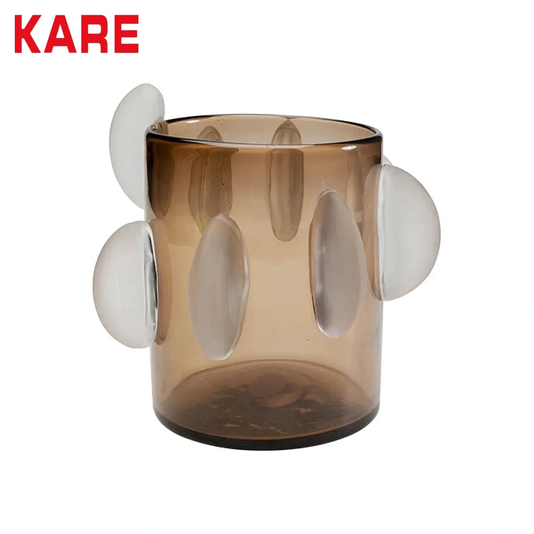 فازة حجم صغير كرسبي لون بني