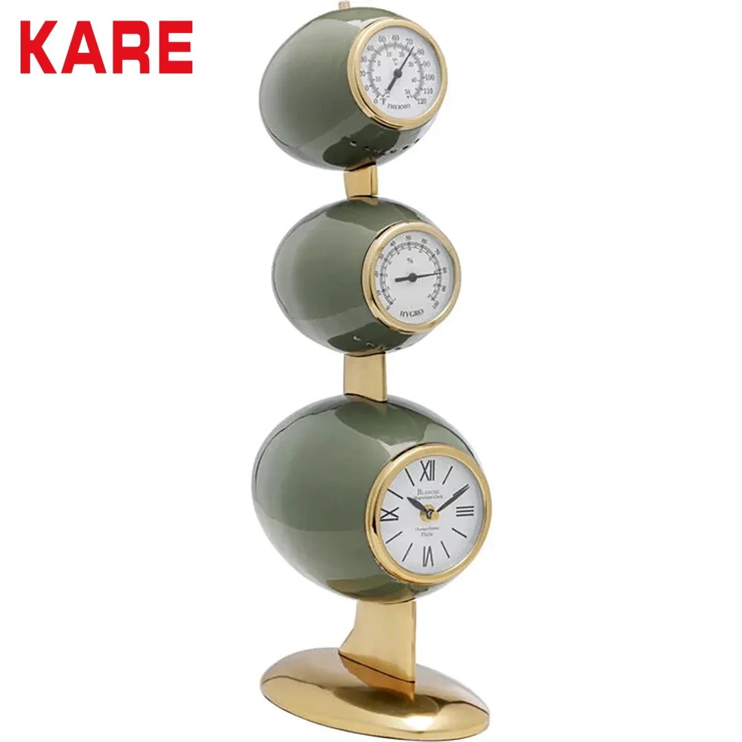 ساعة طاولة كونترو لون ذهبي