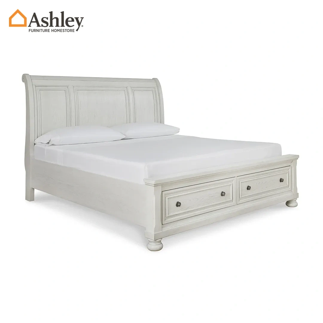 سرير روبنزديل حجم ملكي (193*203 سم) لون كريمي