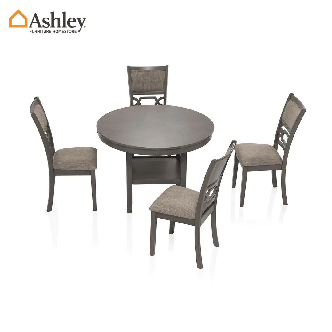 WRENNING DINING TABLE SET 4 CHAIRS MADE FROM WOOD,ENGINEERED WOOD