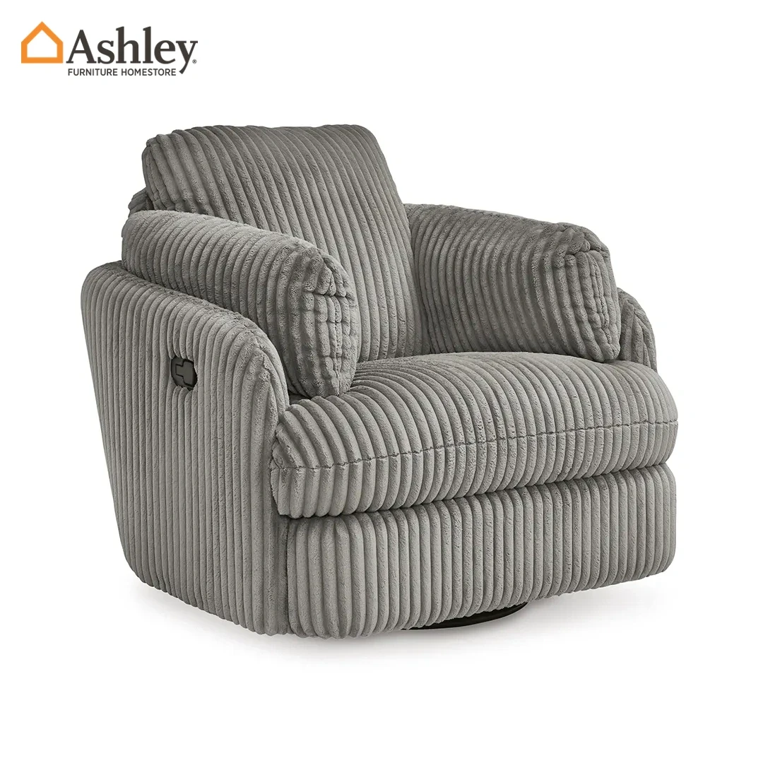 TIE-BREAKER SWIVEL GLIDER RECLINER MADE FROM FABRIC