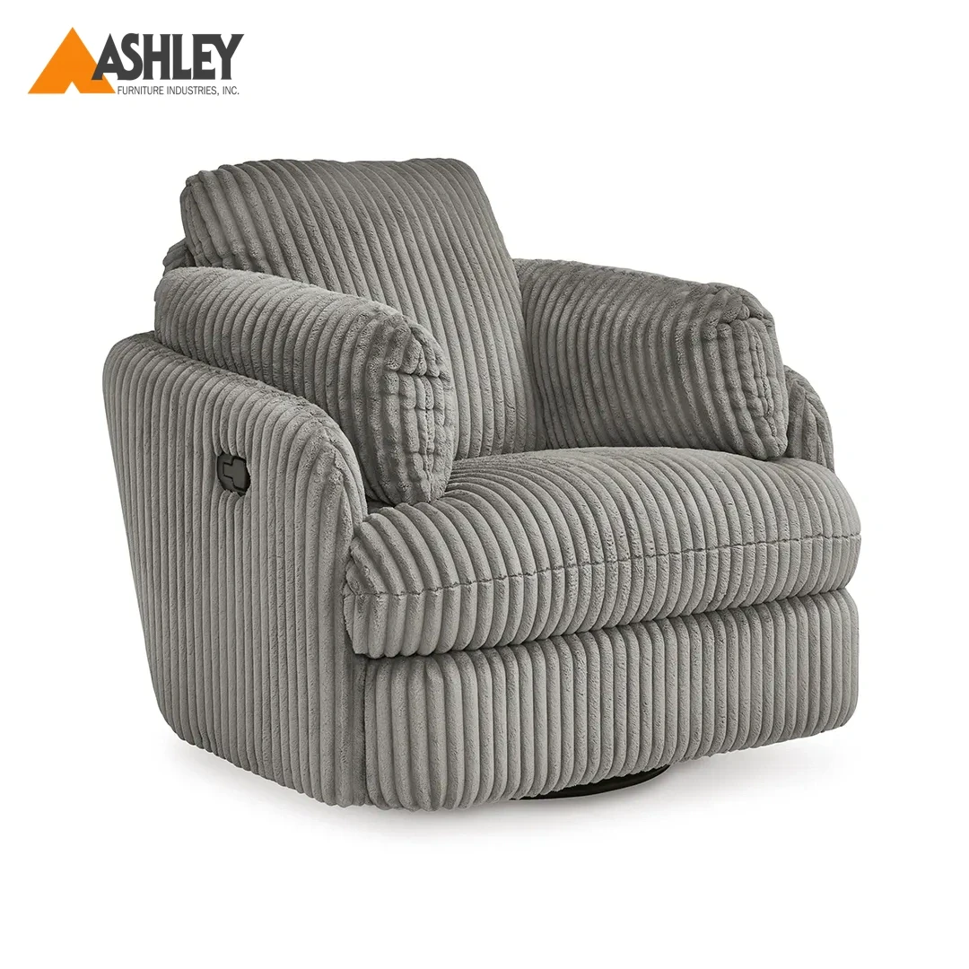 TIE-BREAKER SWIVEL GLIDER RECLINER MADE FROM FABRIC