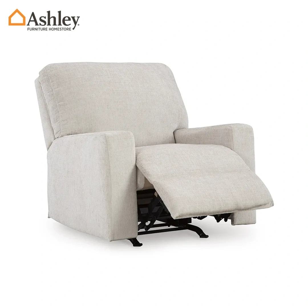 AVIEMORE ROCKER RECLINER WHITE MADE FROM FABRIC