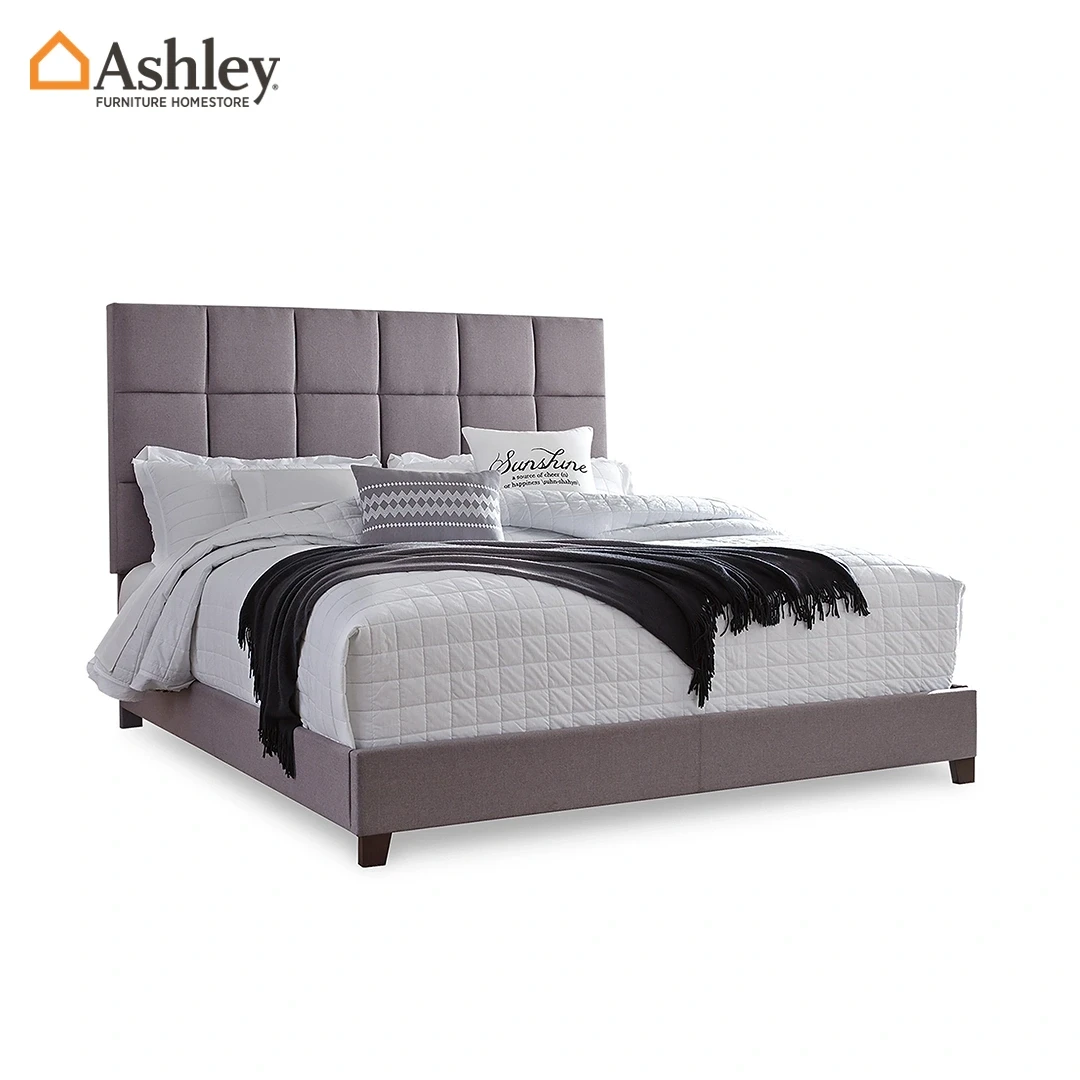 DOLANTE BED KING SIZE (193*203 CM) MADE FROM ENGINEERED WOOD,FABRIC