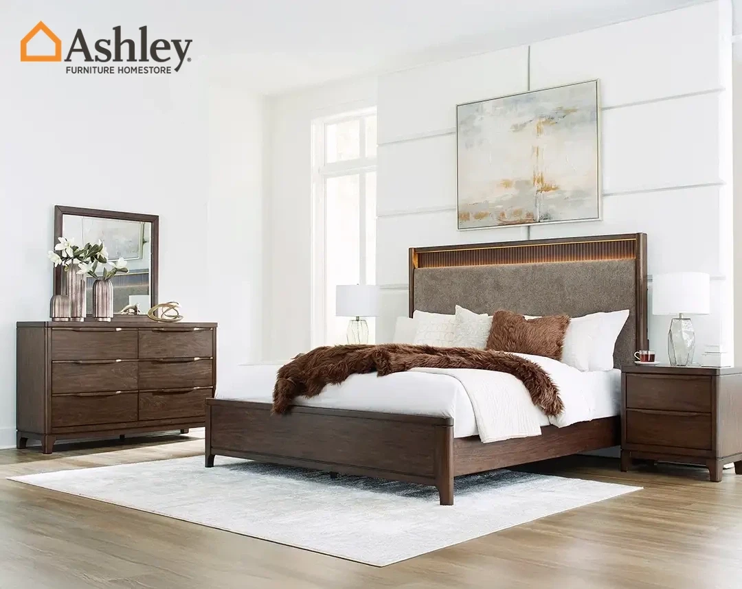 KORESTONE BEDROOM SET KING SIZE ( 193*203) MADE FROM WOOD,ENGINEERED WOOD