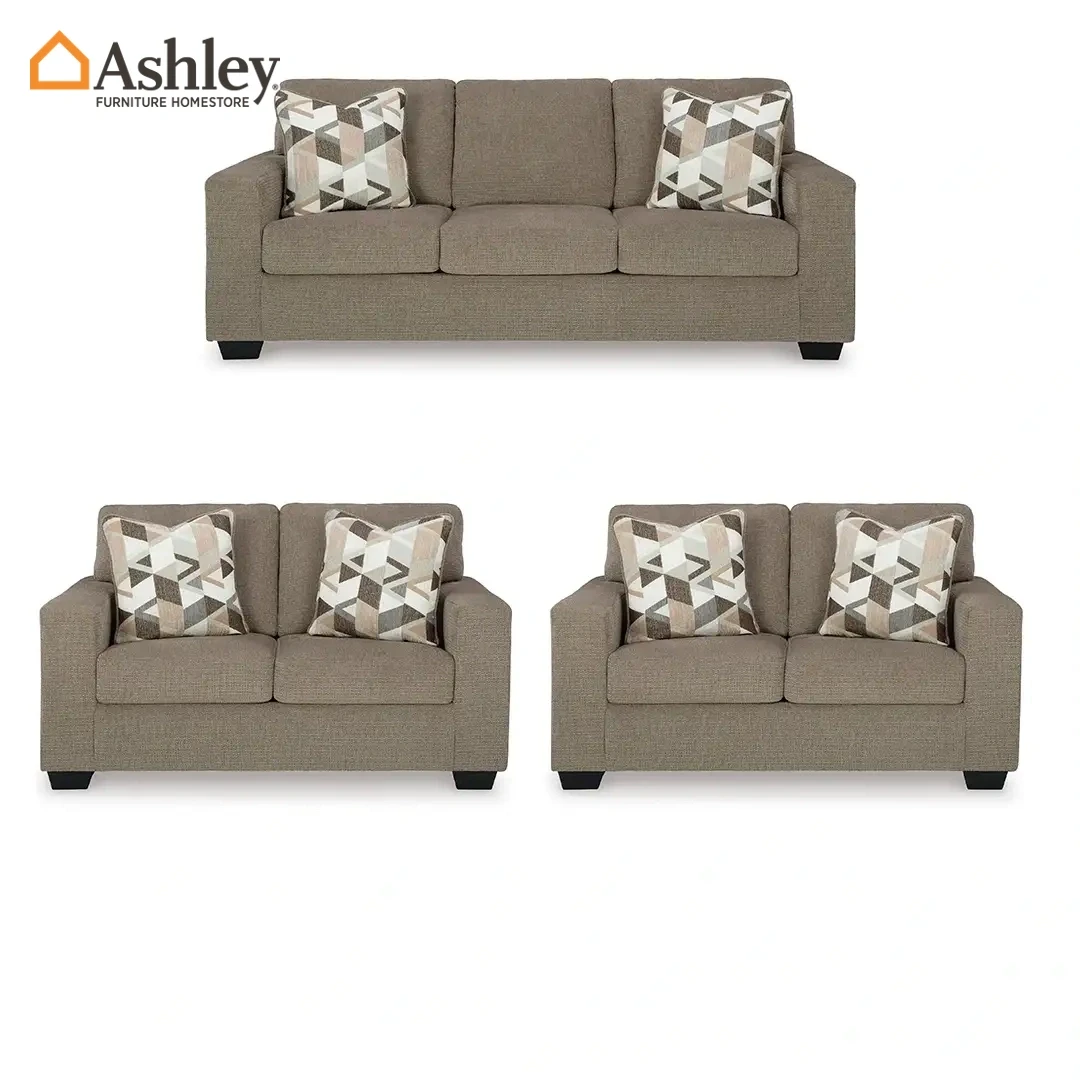 BRISTAVIEW SOFA SET 3 PCS MADE FROM FABRIC
