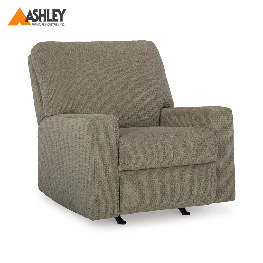 BRISTAVIEW ROCKER RECLINER DARK BEIGE MADE FROM FABRIC