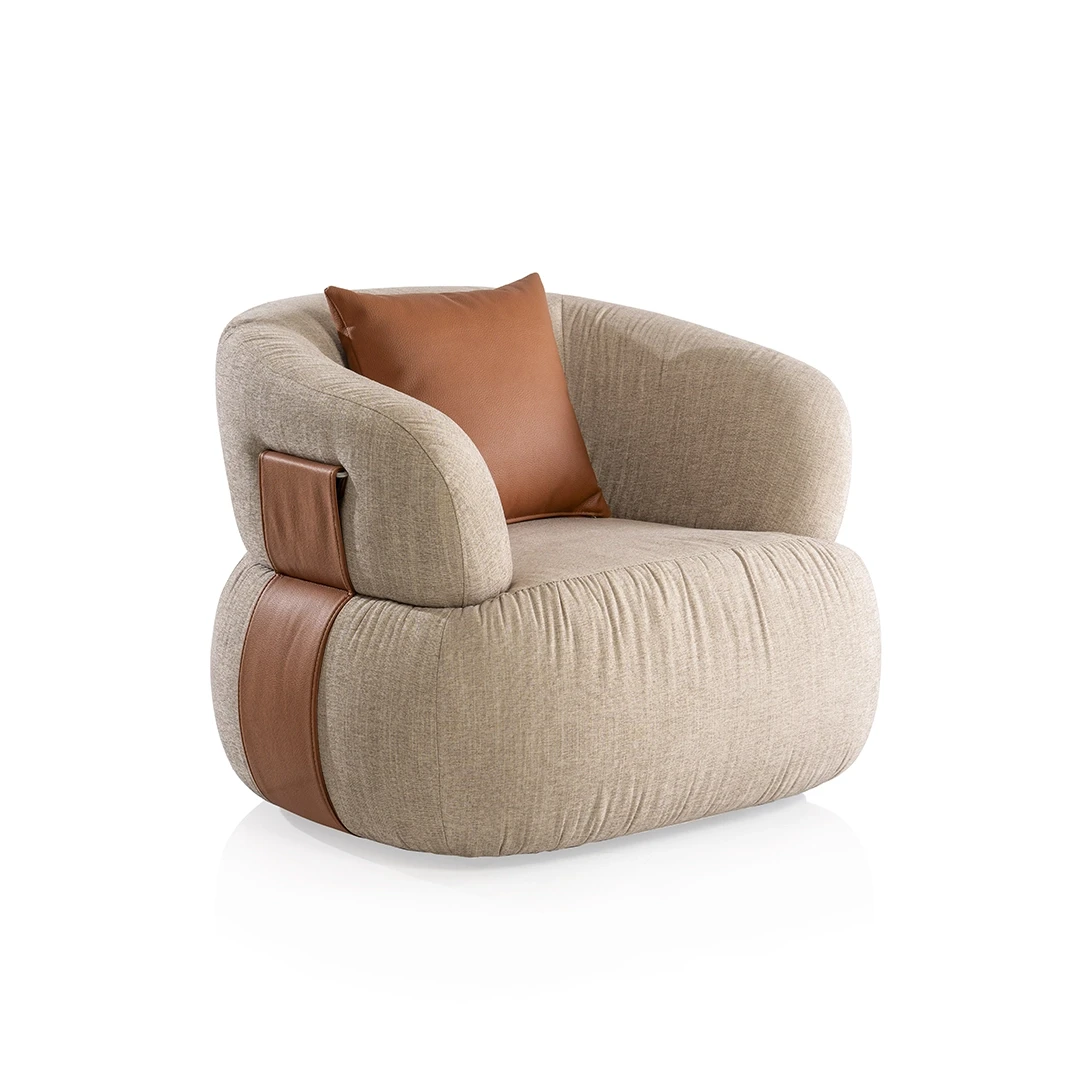 VERMONA RECEPTION CHAIR MADE FROM FABRIC