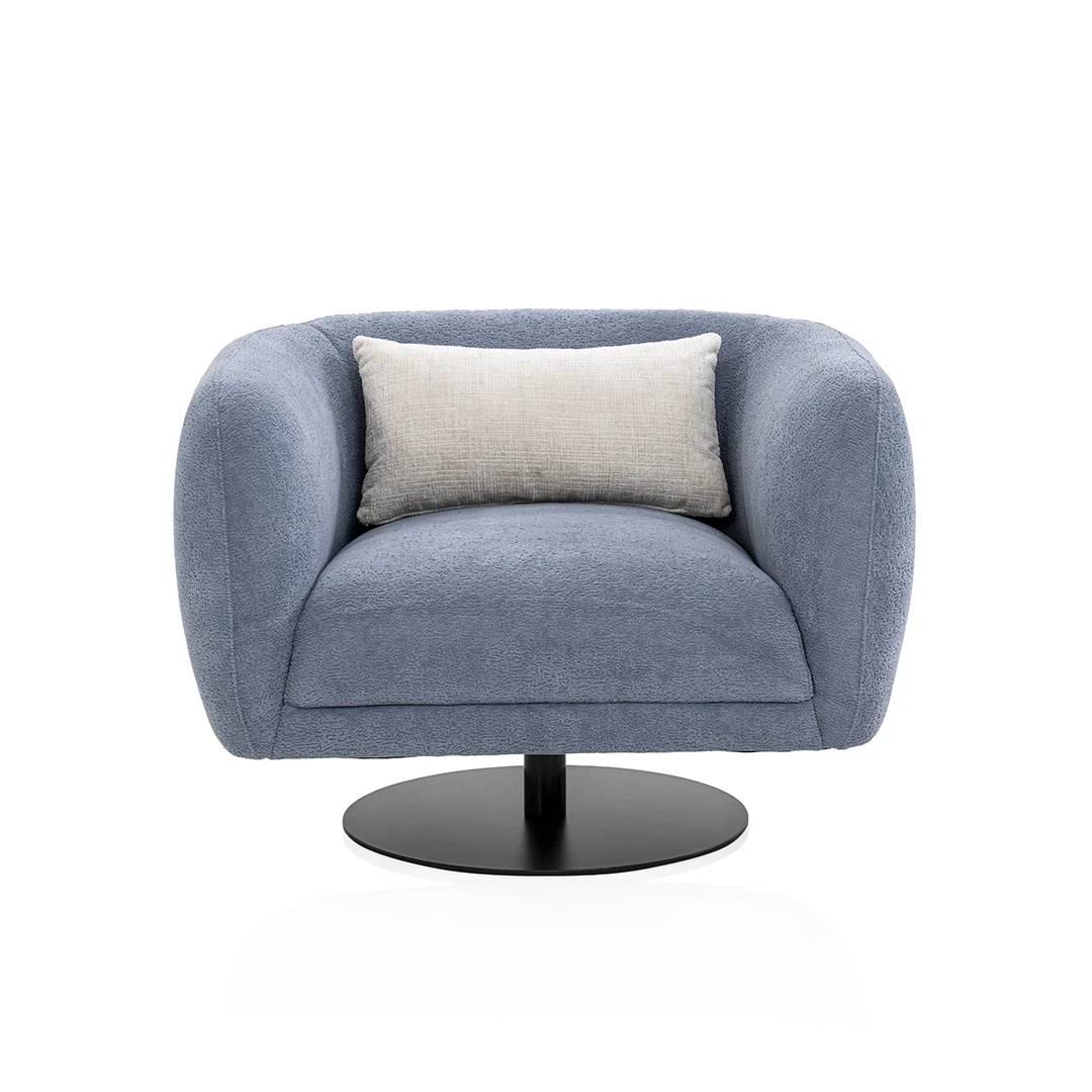 كرسي استقبال فليومسيس لون أزرق