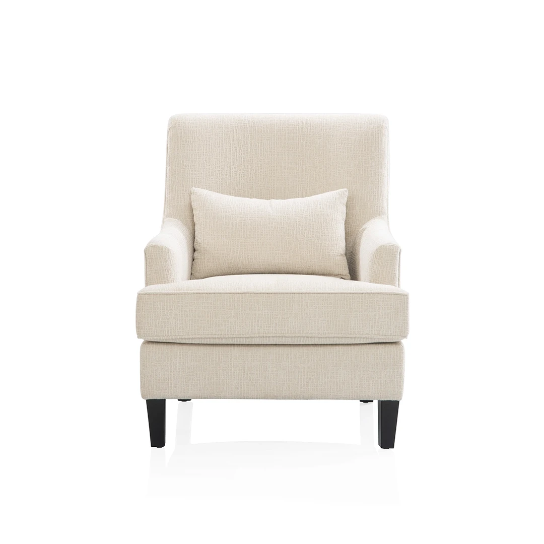 ROVUS CHAIR 83 x 95 x 99 CM CHENILLE LIGHT BEIGE