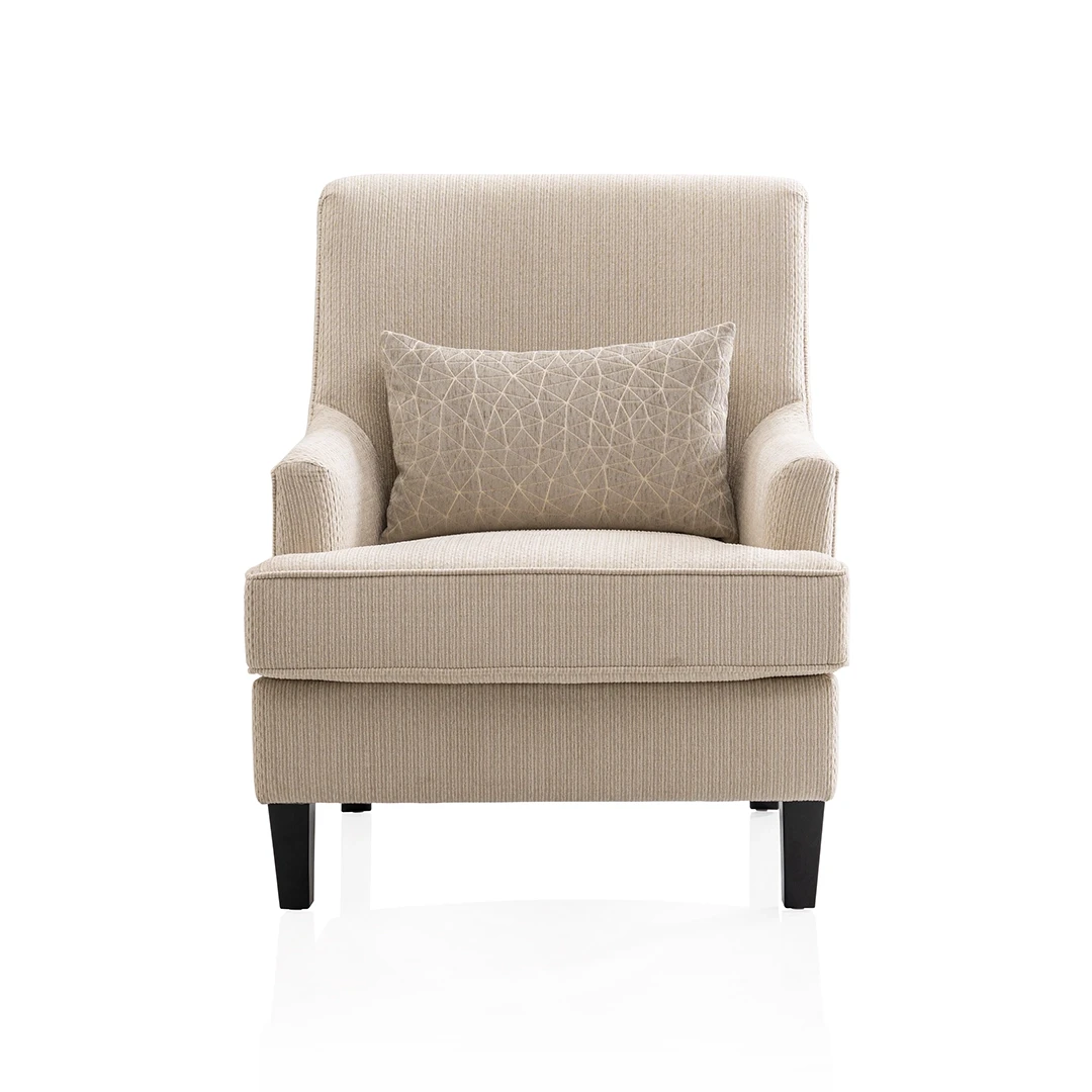 CLIVAN CHAIR 83 x 95 x 99 CM CHENILLE BEIGE