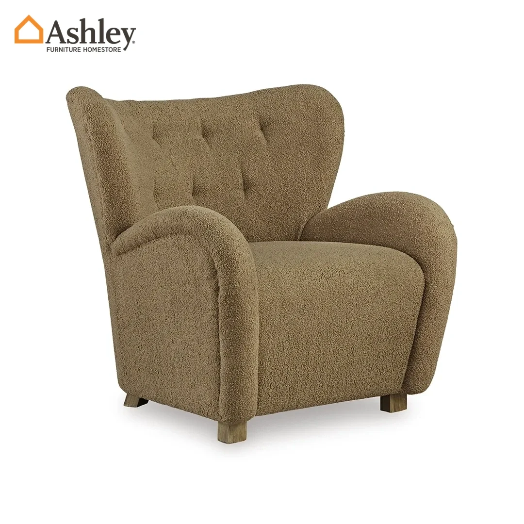 LARBELL CHAIR BROWN MADE FROM FUR