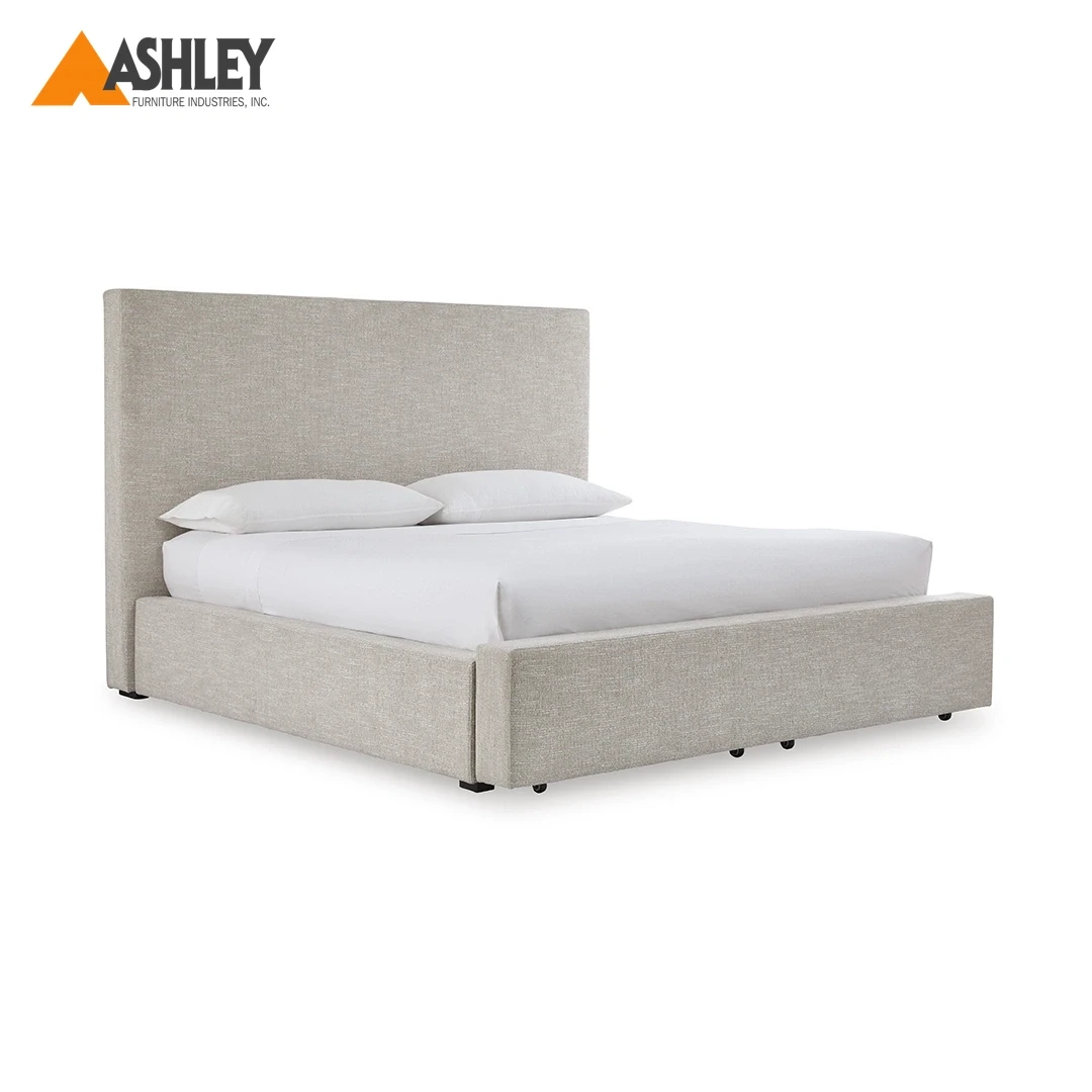 KRISTILAND BED KING SIZE (193*203 CM) MADE FROM ENGINEERED WOOD