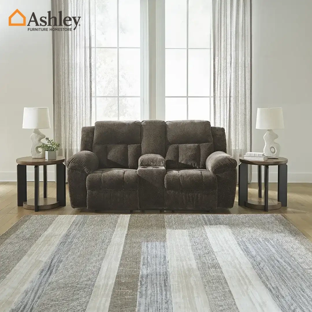 FROHN LOVESEAT RECLINER 2 SEATER MADE FROM FABRIC