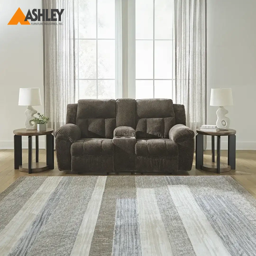 FROHN LOVESEAT RECLINER 2 SEATER MADE FROM FABRIC