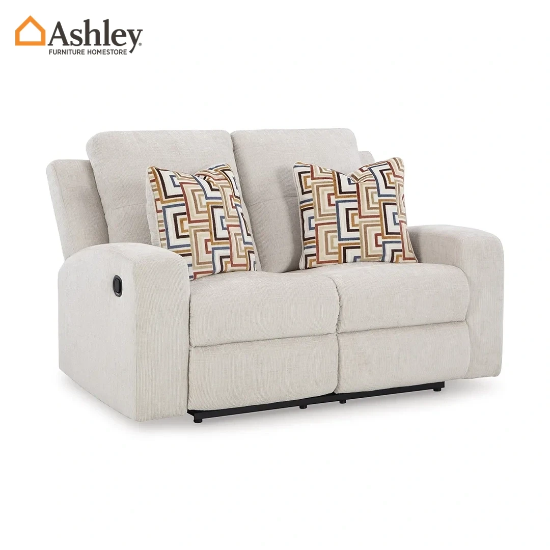 كنبة استرخاء 2 مقعد دانوم لون أبيض