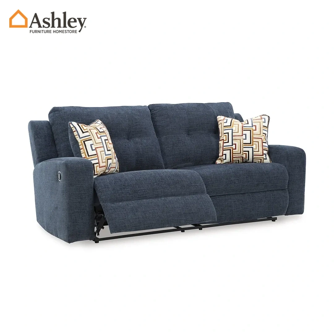 كنبة استرخاء 3 مقاعد دانوم لون ازرق