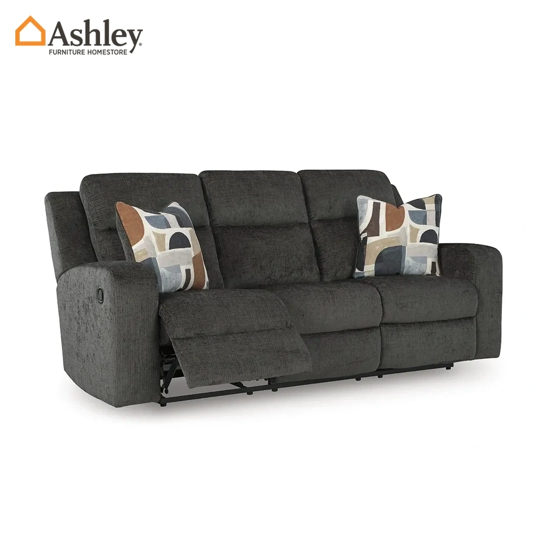 كنبة استرخاء 3 مقاعد كانلو لون رمادي