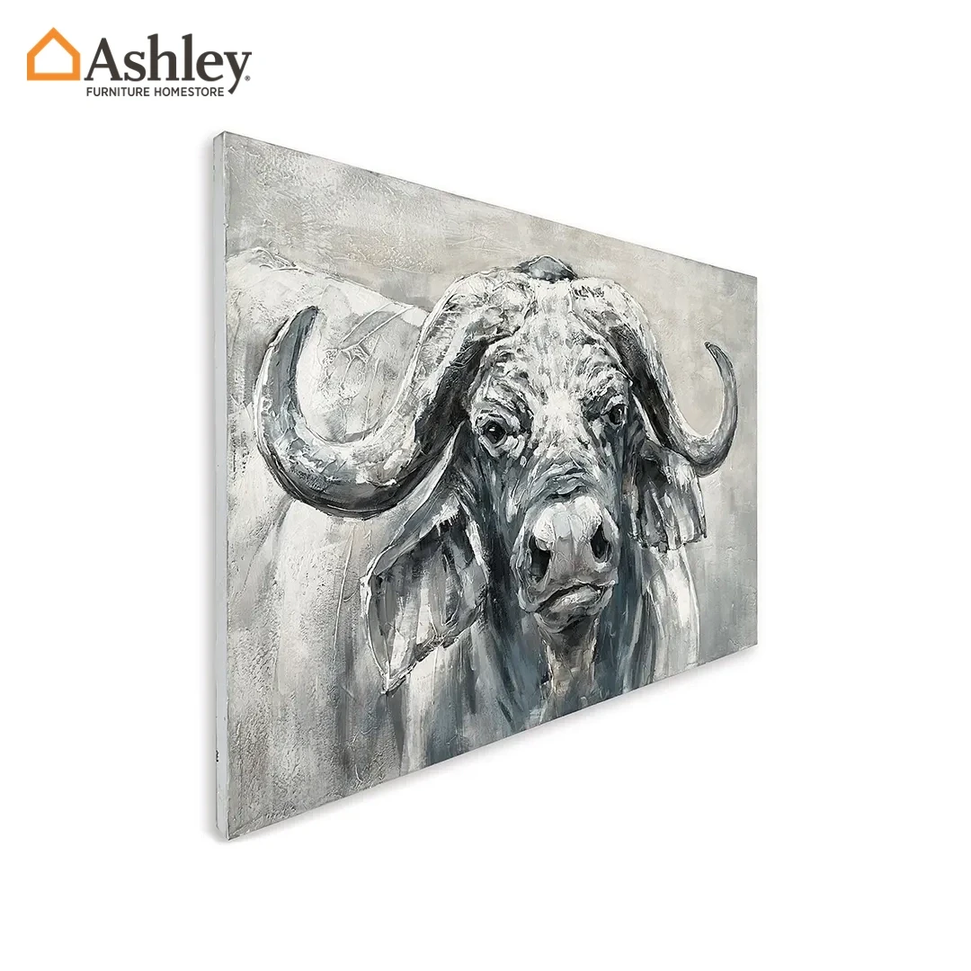 RICKEND WALL PAINTING MADE FROM CANVAS